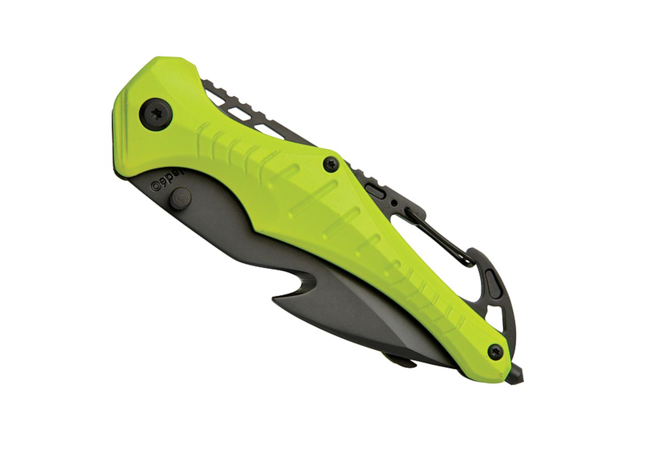 Couteau à fruits jaune avec manche ergonomique - Ducatillon