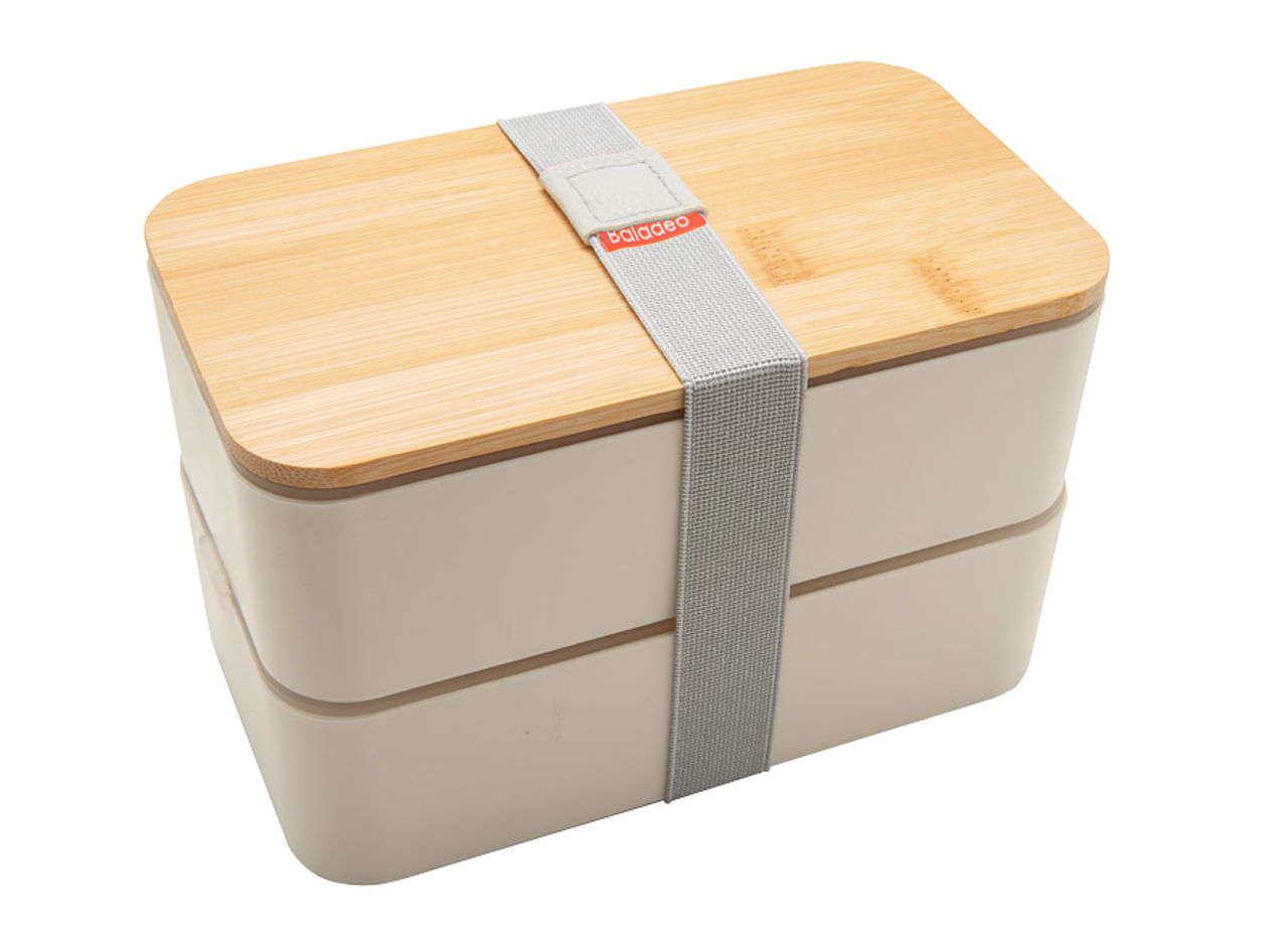 Glass Bento 'Iwaki' with bamboo lid - Bento - lunchboxes - Outside meals -  Baladéo®