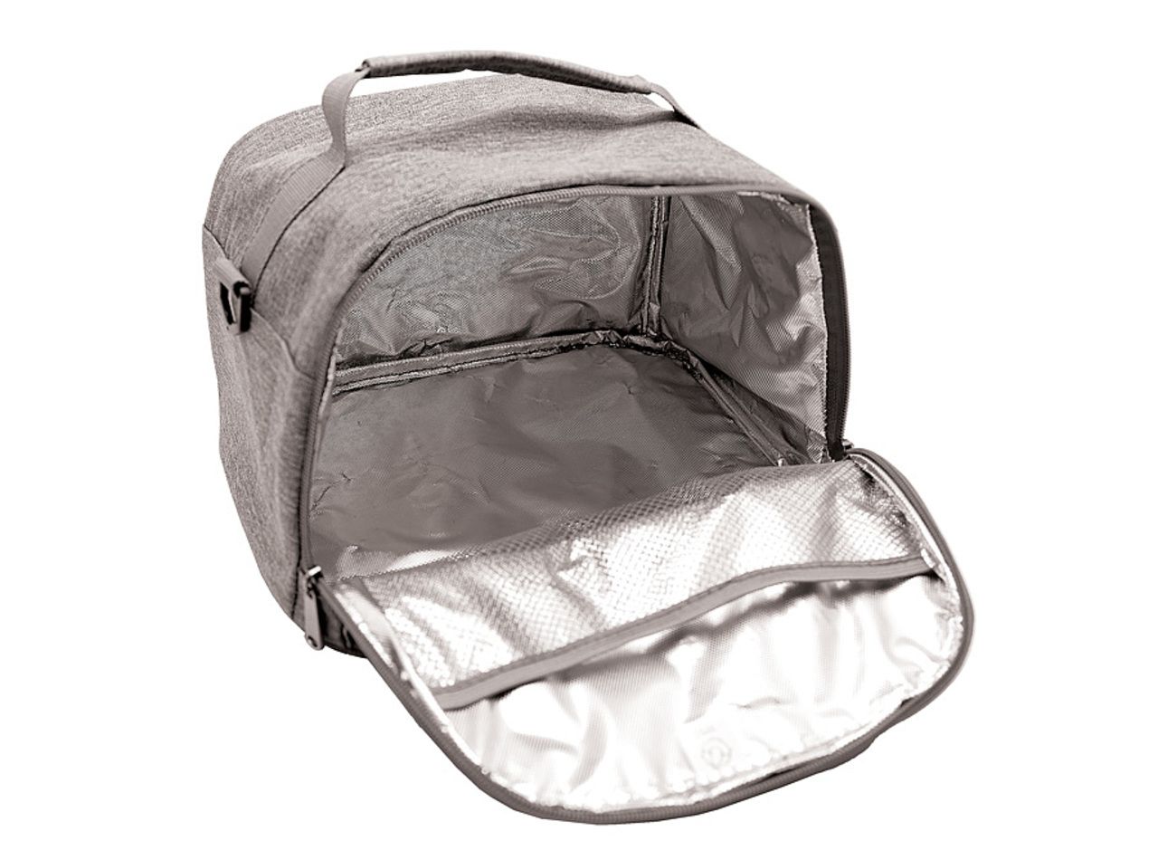 Insulated bento bag 'Nara', RPET heather grey - Best Sellers - Baladéo®