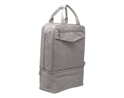 Foldable insulated bento bag 'Fujisawa', RPET heather grey - Sacs  isothermes - Bags 