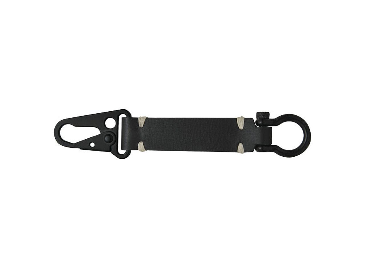 Keychain carabiner 'Colonel', black EDC Baladéo® Official online