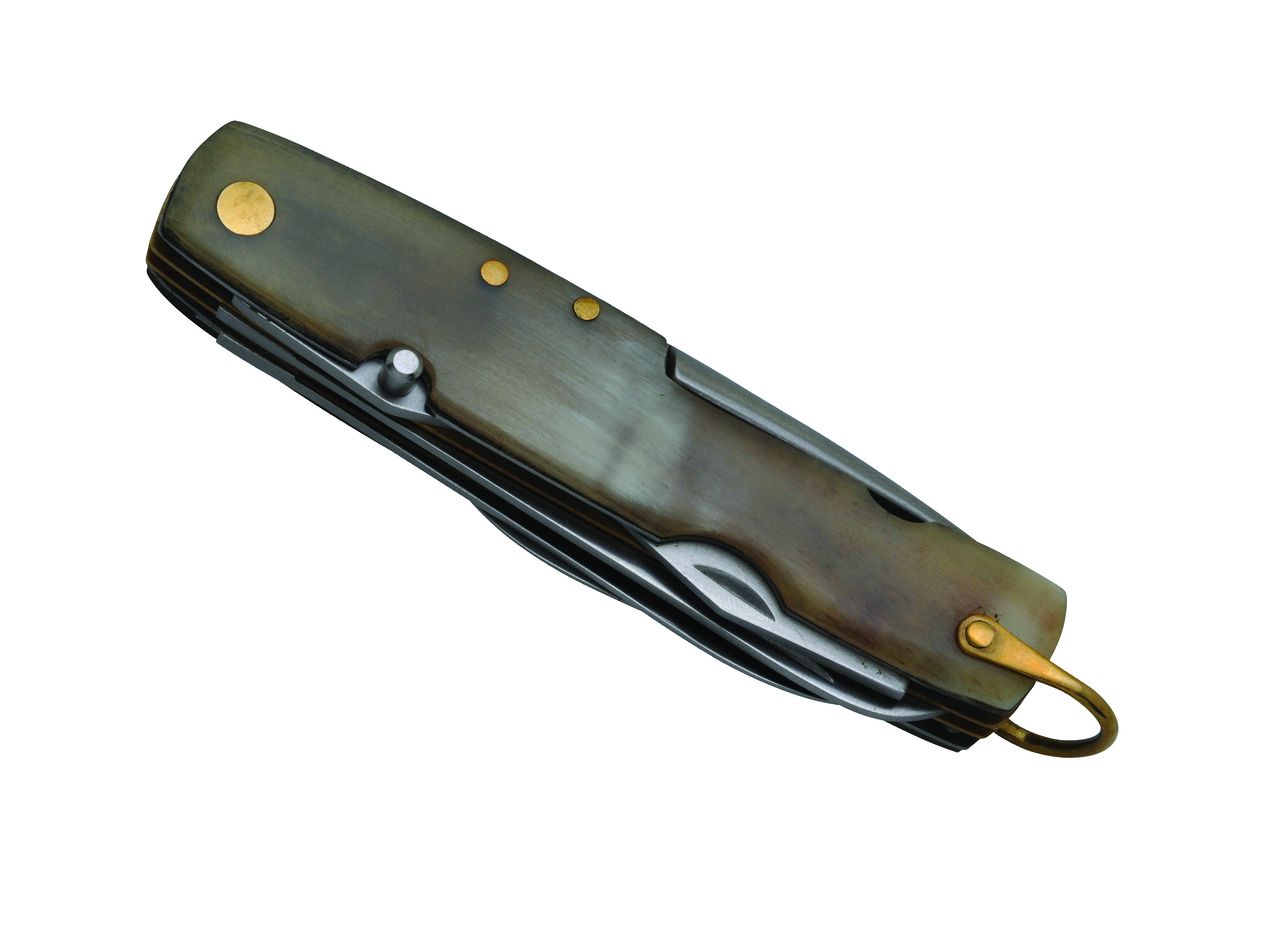 Multifunction knife 'Le Retro' true horn handle Knives