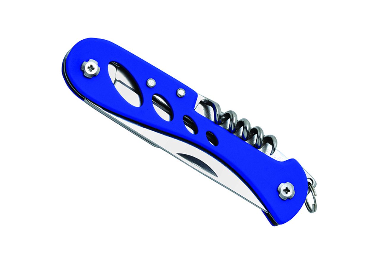 Multifunction knife 'Barrow', 7 functions, blue Knives
