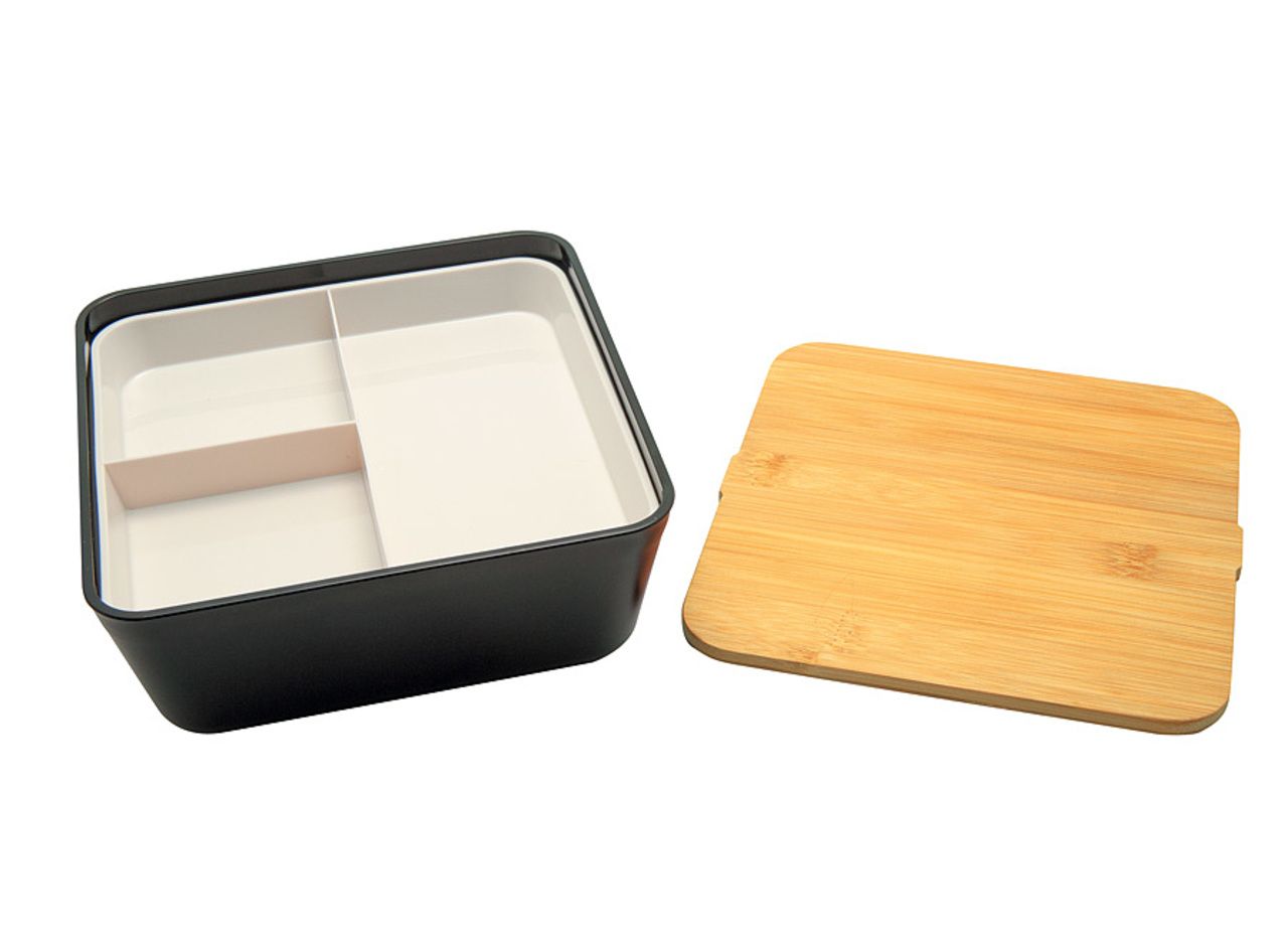 Bento 'Saitama', with bamboo lid - Bento - lunchboxes - Outside meals -  Baladéo®