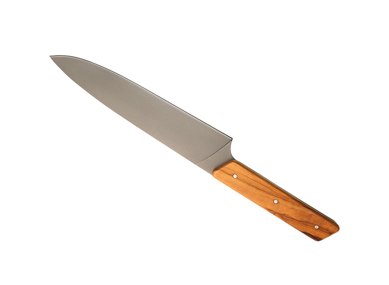 Stainless Steel Bench Knife Traditional Thick Blade With Hardwood Handle