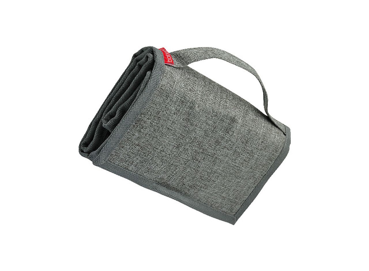 vidaXL Sac isotherme pliable Gris 46x27x23 cm Aluminium